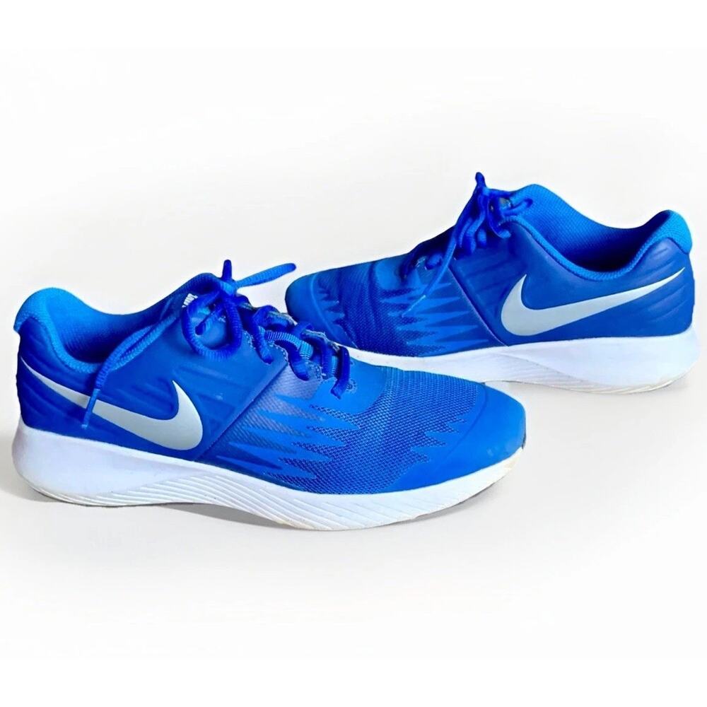 NIKE STAR RUNNER GS Athletic Shoe Performance Sneaker 907254-400 GAME BLUE SZ 7Y
